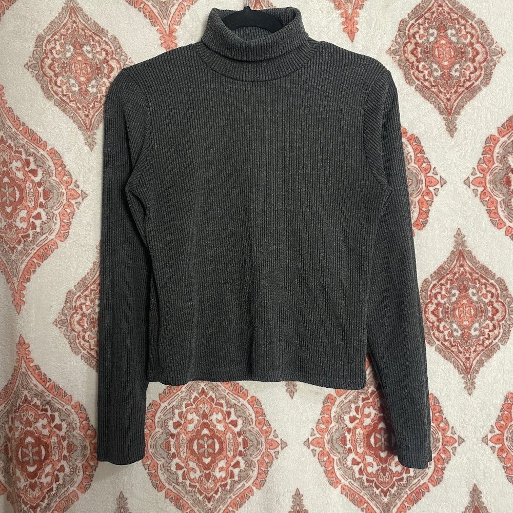 Grey Turtleneck